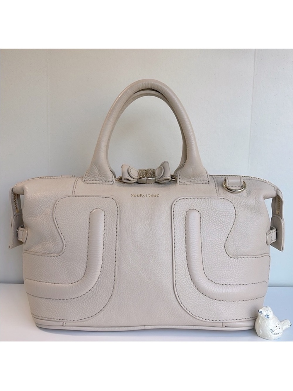 See By Chloe Kay Genuine Leather Satchel Crossbody Bag